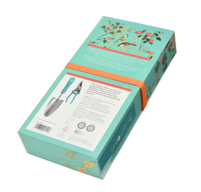Buy Burgon & Ball RHS Flora and Fauna Trowel and Secateurs Set online UK