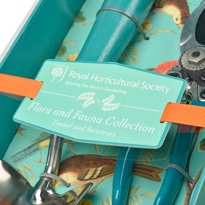 Buy Burgon & Ball RHS Flora and Fauna Trowel and Secateurs Set online UK