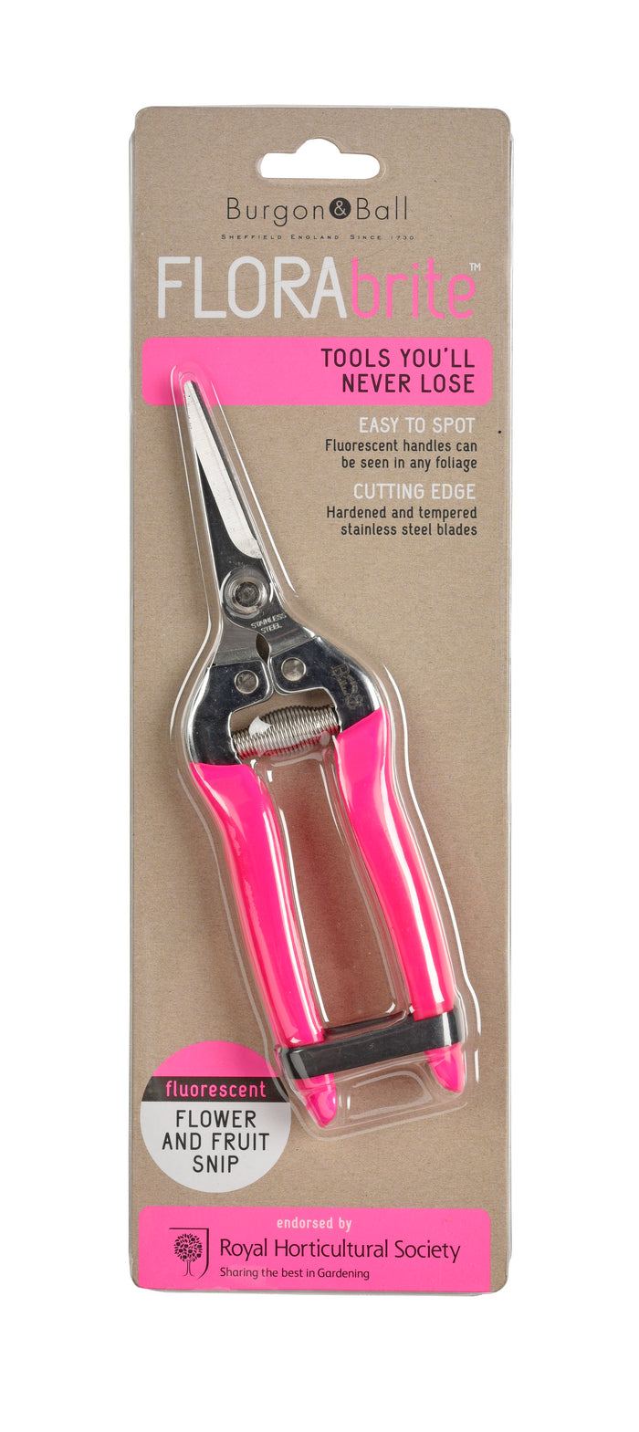 Buy Burgon & Ball RHS FloraBrite Flower and Fruit Snip online UK