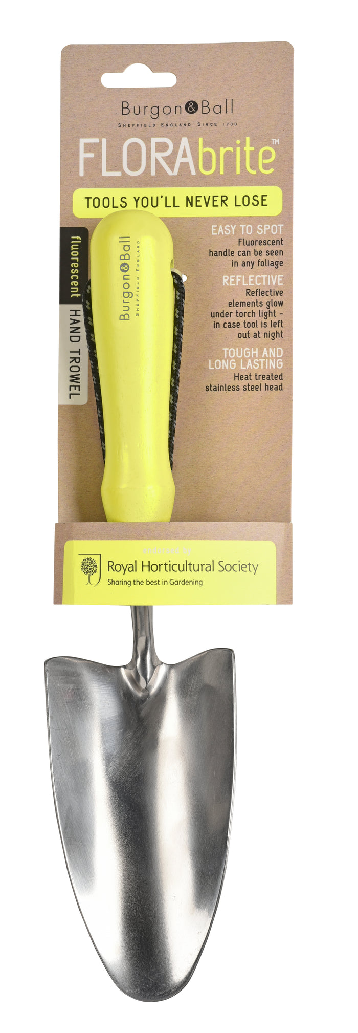 Buy Burgon & Ball RHS FloraBrite Hand Trowel online UK