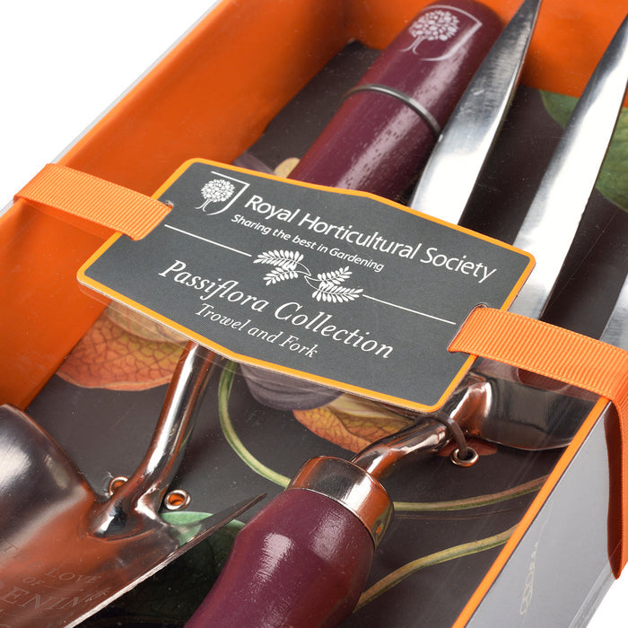 Buy Burgon & Ball RHS Passiflora Trowel and Fork Set online UK