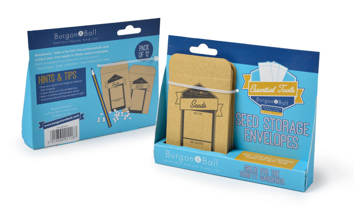 Buy Burgon & Ball Seed Storage Envelopes 12 Pack online UK