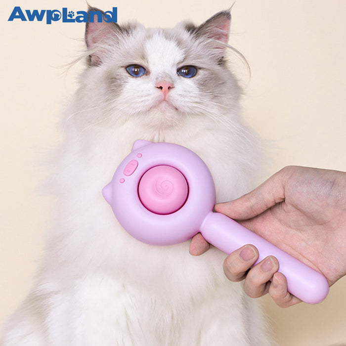 Cat Brush with Release Button for Short or Long Haired Cats Dogs Rabbits
