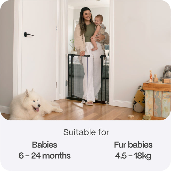 Clear Easy Fit Baby Gate | 73-82 cm W