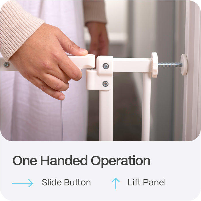 Clear Easy Fit Baby Gate | 73-82 cm W