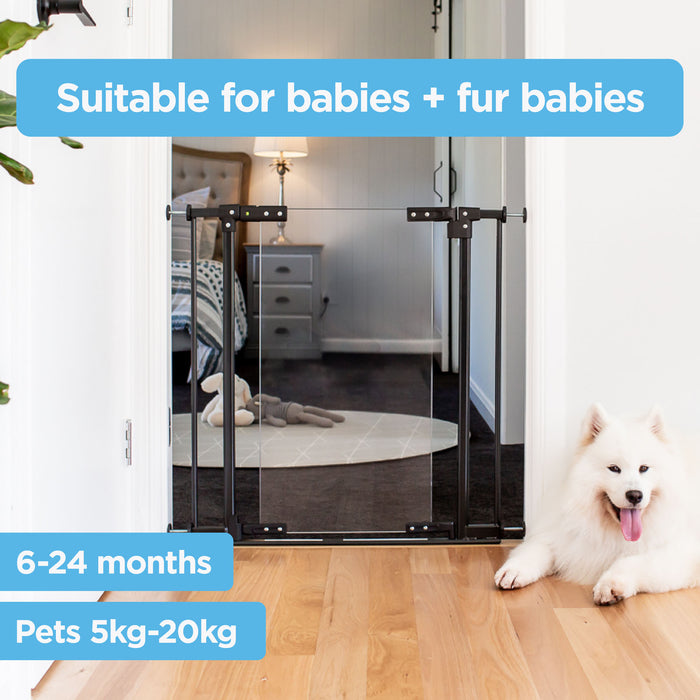 Clear Ultimate Safety Gate | 73-82 cm W