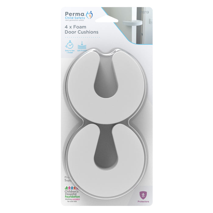 Clip-on Foam Door Cushions - 4 Pack - Perma Child Safety