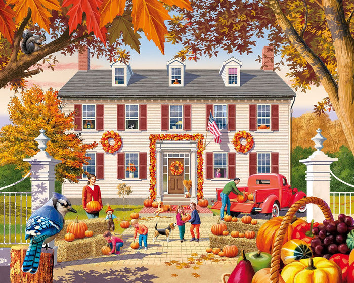 Decorating For Fall (2276pz) - 1000 Piece Jigsaw Puzzle