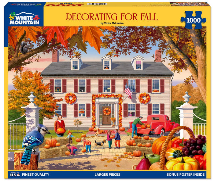 Decorating For Fall (2276pz) - 1000 Piece Jigsaw Puzzle