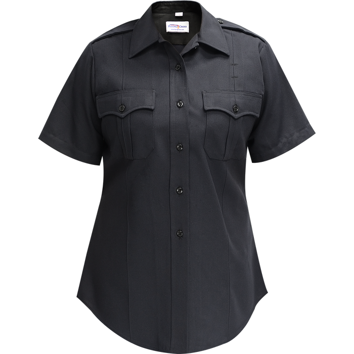 DURO POPLIN 65 POLY/35 COTTON WOMEN'S SHORT SLEEVE SHIRT