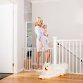 Easy Fit Baby Gate | Extra Wide | 1.07m W x 0.76m H - White - Perma Child Safety