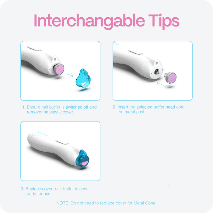 Electric Nail Buffer - Replacement Heads