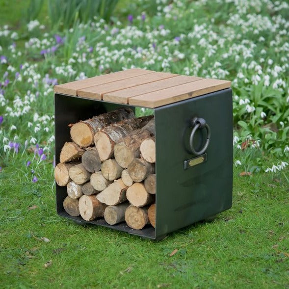Buy Firepits UK Log Store Seat online UK