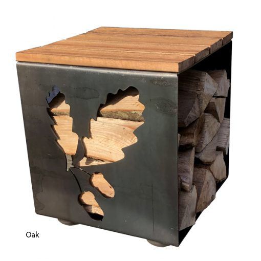Buy Firepits UK Log Store Seat online UK
