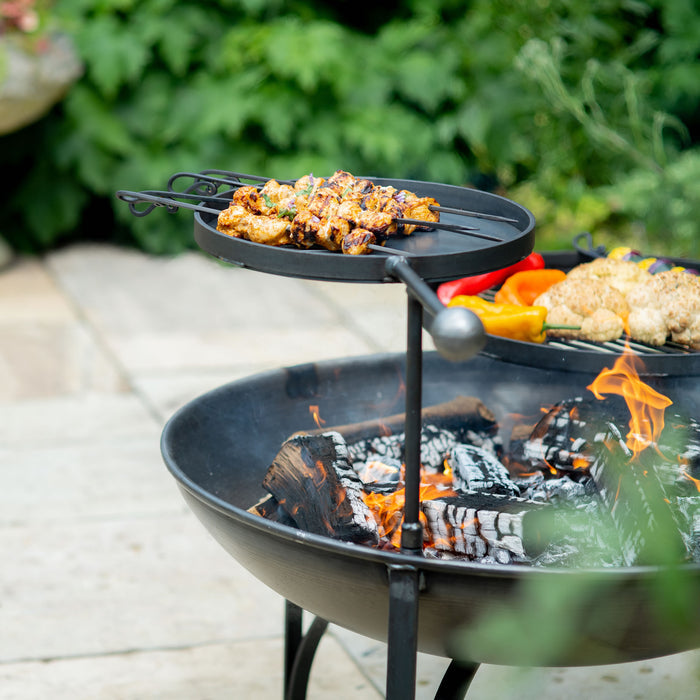 Buy Firepits UK Warming Swing Arm BBQ Rack online UK