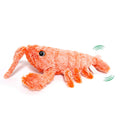 Floppy Lobster Interactive Dog Toy, Funny Wiggly Lobster Dog Toy for Small/Medium/Large Dogs