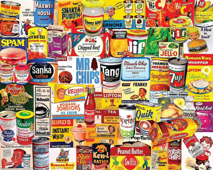 Foods We Loved (1599pz) - 1000 Piece Jigsaw Puzzle