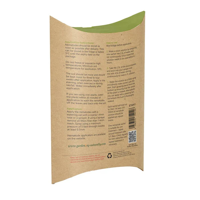 Gardening Naturally Box Tree Caterpillar Nematodes instructions