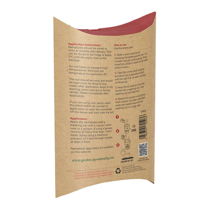 Buy Gardening Naturally Vine Weevil Nematodes online UK