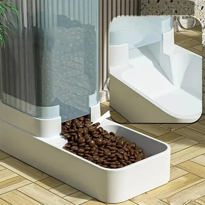 Gravity-Flow Auto Feeder & Waterer Set (3.8L)