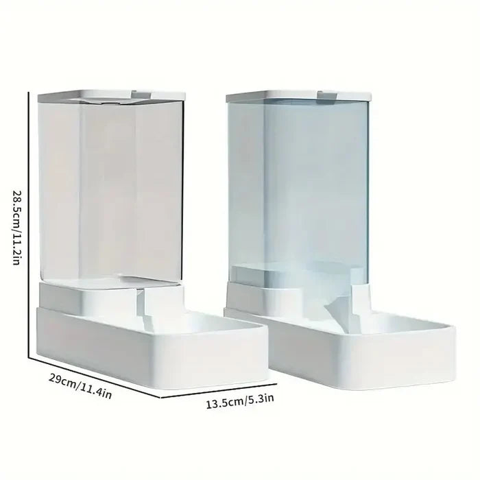 Gravity-Flow Auto Feeder & Waterer Set (3.8L)
