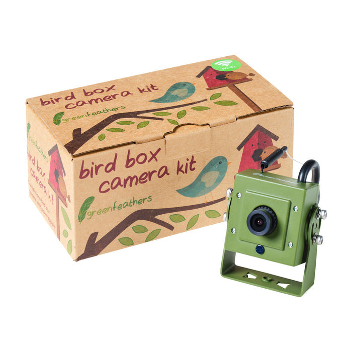 Buy Green Feathers Bird Box 1080p WiFi Camera (3rd Gen) + MicroSD recording online UK