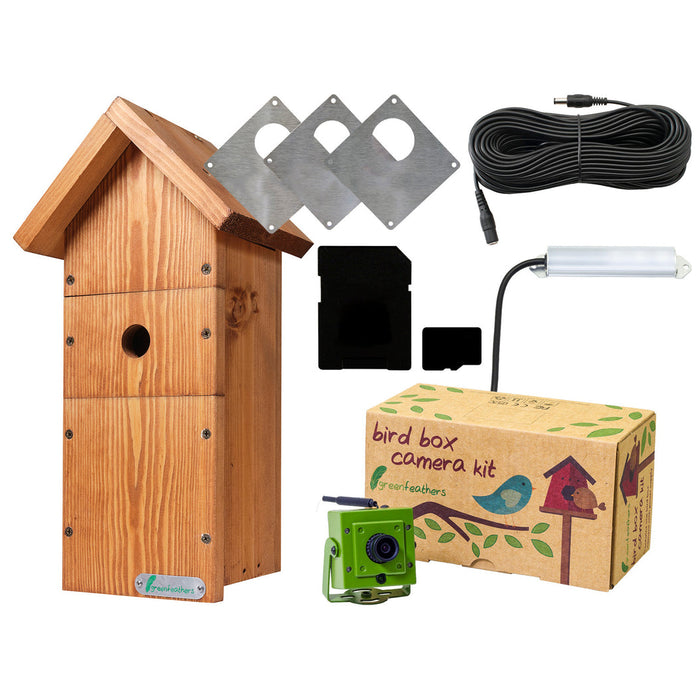 Buy Green Feathers Bird Box 1080p WiFi Camera (3rd Gen) Ultimate Bundle online UK