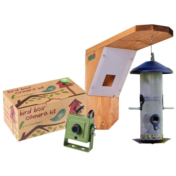 Buy Green Feathers Bird Feeding Station 1080p WiFi Camera (3rd Gen) Deluxe Bundle online UK