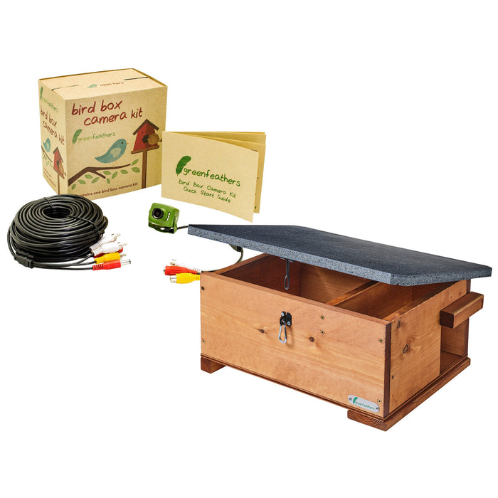 Buy Green Feathers Hedgehog House Cable Camera Bundle online UK