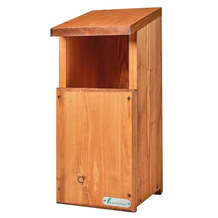 Buy Green Feathers Owl Nest Box online UK