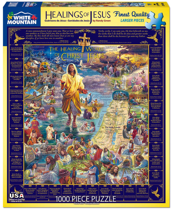 Healings of Jesus (1598pz) - 1000 Piece Jigsaw Puzzle