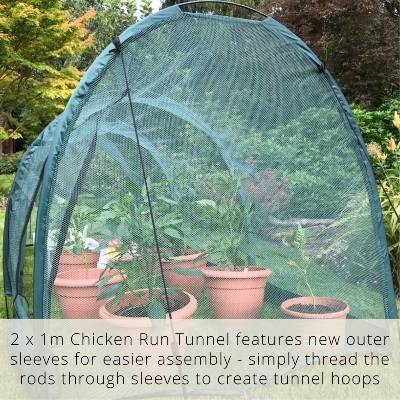 Buy Hen Den Chicken Run Tunnel & Pet House - 2m online UK