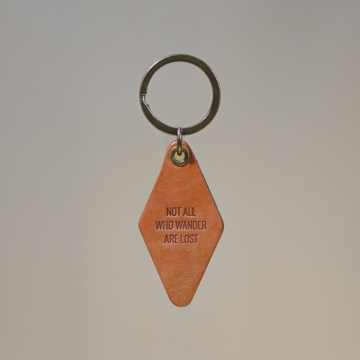 Hotel Keychain | Not All Who Wander Are Lost
