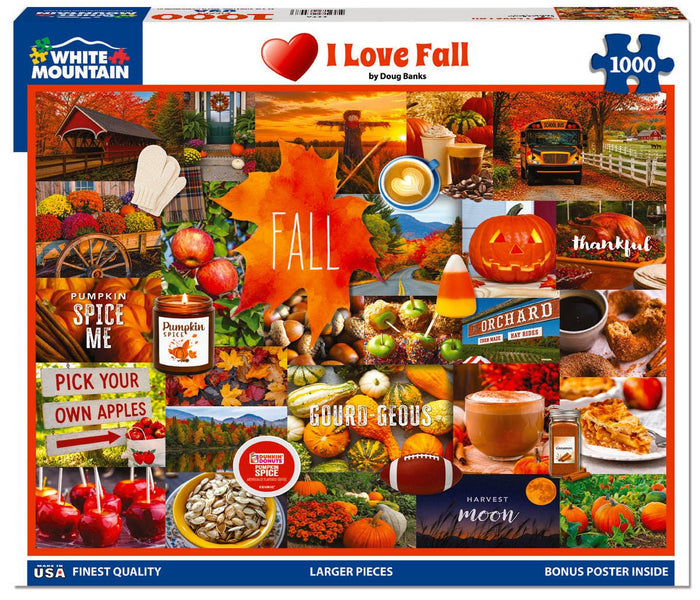 I Love Fall (2278pz) - 1000 Piece Jigsaw Puzzle