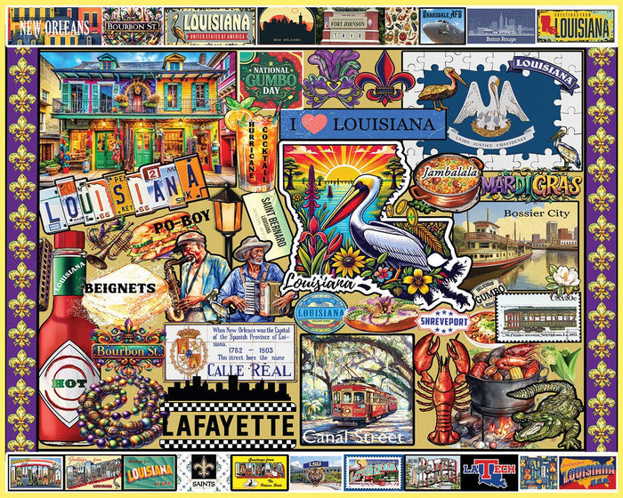 I Love Louisiana (2076pz) - 1000 Piece Jigsaw Puzzle