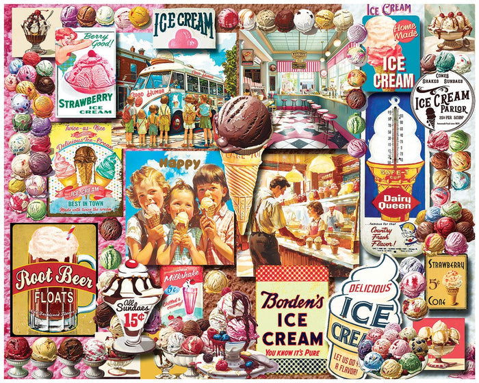 Ice Cream (2026pz) - 1000 Piece Jigsaw Puzzle