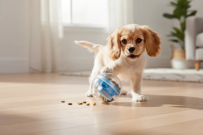 IQ Brain-Booster Ball | Interactive Treat Dispenser & Slow Feeder
