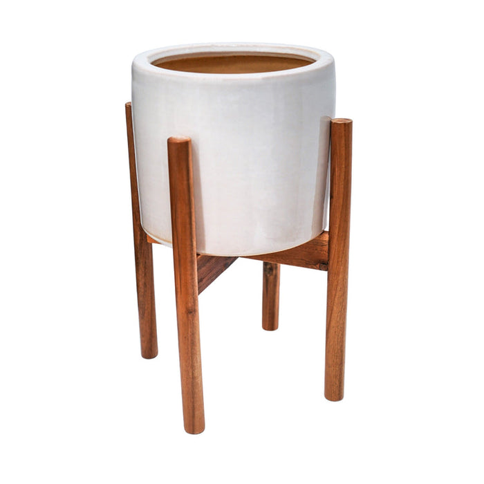 Buy Ivyline Anzio Planter with Wooden Stand online UK