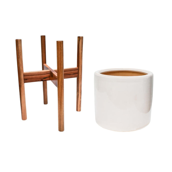 Buy Ivyline Anzio Planter with Wooden Stand online UK
