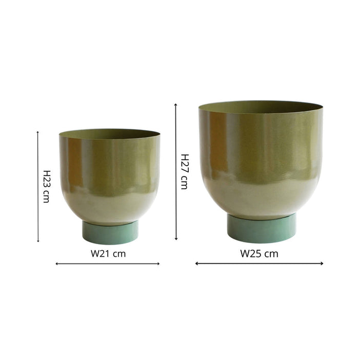 Buy Ivyline Austin Dual Metal Planters - 2 Set online UK