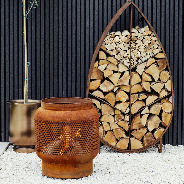Buy Ivyline Buttermere Basket Outdoor Fire Pit online UK