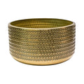 Buy Ivyline Gold Solis Embossed Planter online UK