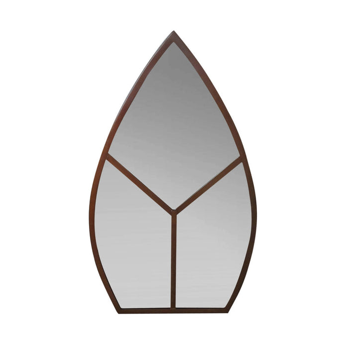 Buy Ivyline Leaf Arch Outdoor Mirror Natural online UK