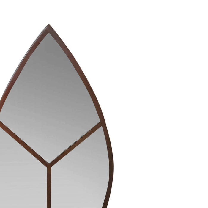Buy Ivyline Leaf Arch Outdoor Mirror Natural online UK