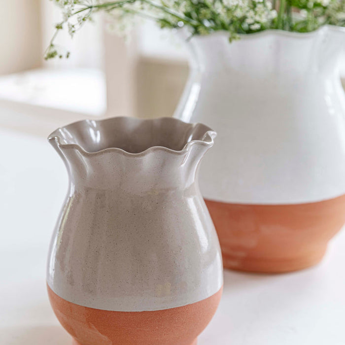 Buy Ivyline Moreton Scalloped Vase online UK