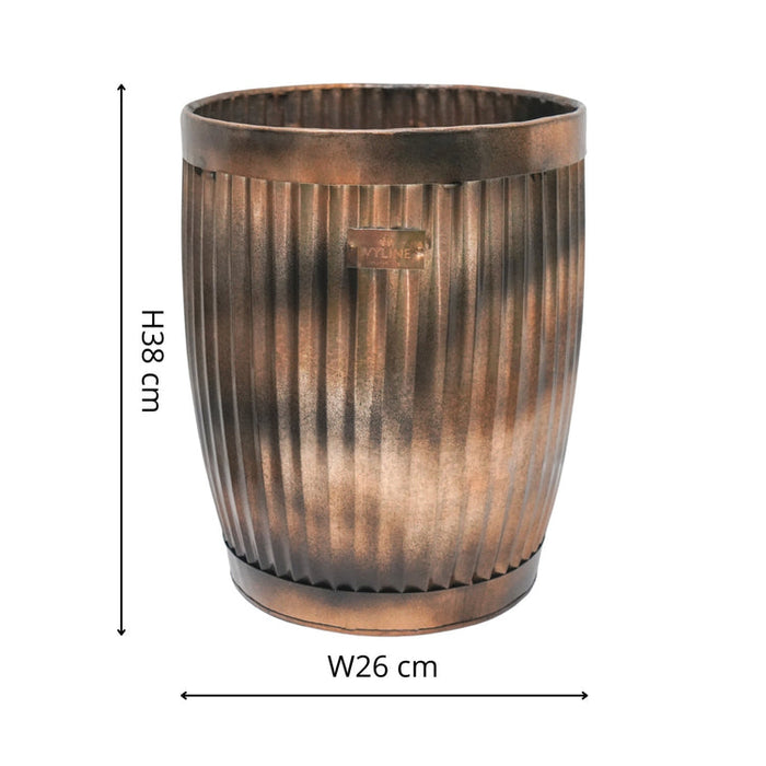 Buy Ivyline Outdoor Hampton Copper Planter 2 Set online UK
