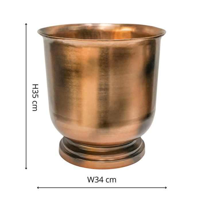 Buy Ivyline Outdoor Hampton Metal Urn online UK