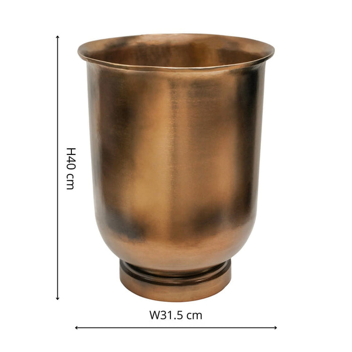 Buy Ivyline Outdoor Hampton Metal Urn online UK
