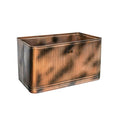 Buy Ivyline Outdoor Hampton Rectangular Metal Planter online UK