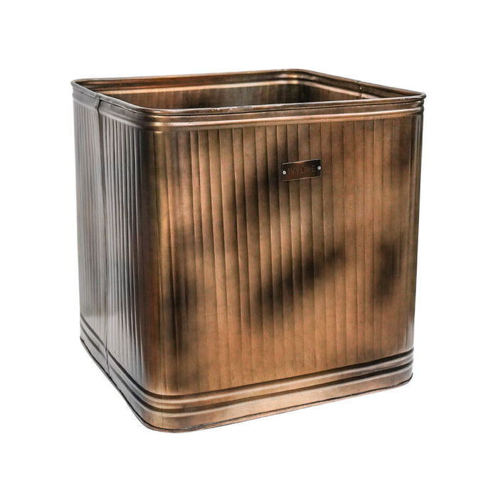 Buy Ivyline Outdoor Hampton Square Metal Planter online UK